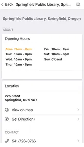 Lane Libraries OR screenshot 5