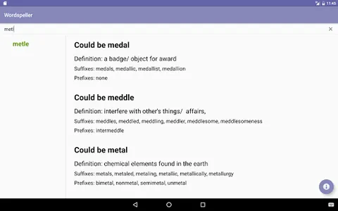 Wordspeller Dictionary screenshot 16