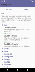 Wordspeller Dictionary screenshot 2