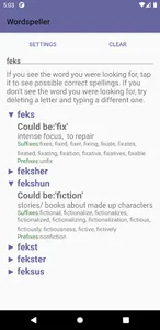 Wordspeller Dictionary screenshot 3