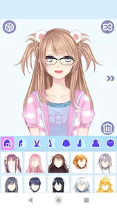 Cute Anime Avatar Factory screenshot 1