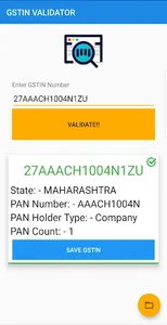 GSTIN Validator : Check the GS screenshot 0