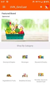 UVK - Grocery Customer screenshot 1