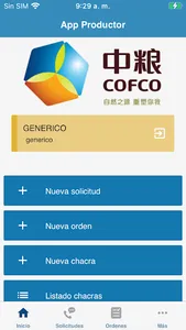 COFCO App Productor screenshot 0