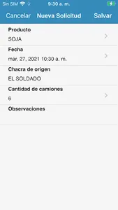 COFCO App Productor screenshot 1