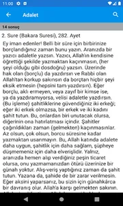 Kur'an-ı Kerim Konu Fihristi screenshot 1