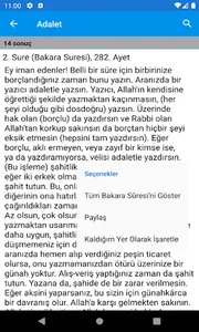 Kur'an-ı Kerim Konu Fihristi screenshot 7