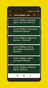 Anvar Obidjon sherlari va hiko screenshot 2