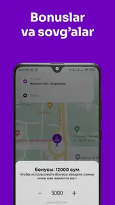 BonusTaxi— qulay mobil ilova screenshot 0