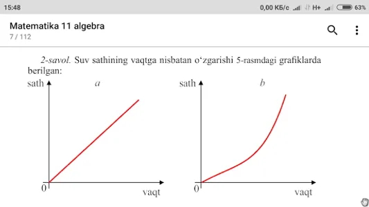 Matematika 11-sinf. Algebra screenshot 4