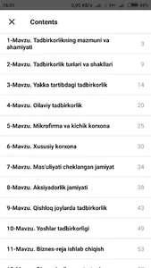 Tadbirkorlik asoslari 11-sinf screenshot 2