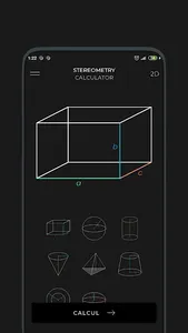 Geometry calculator screenshot 1