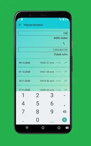 Valyuta kurslari screenshot 2