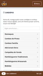 Hamburgueria do Pirata screenshot 1