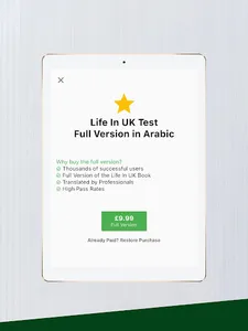 Arabic - Life in the UK Test i screenshot 9