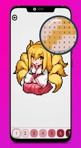 Color By Number Monster Girls screenshot 1