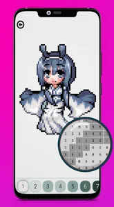 Color By Number Monster Girls screenshot 2