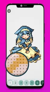 Color By Number Monster Girls screenshot 3