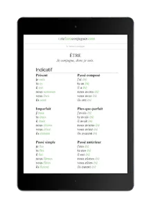 French verb conjugator screenshot 5