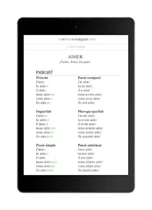 French verb conjugator screenshot 8