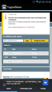 Togtrafikken i DK - DSB screenshot 0