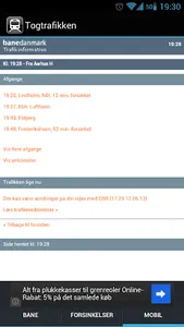 Togtrafikken i DK - DSB screenshot 1