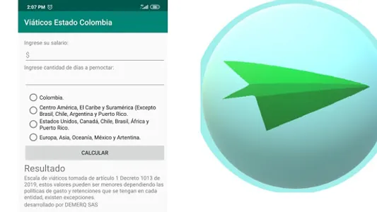 Viáticos Estado Colombia screenshot 1