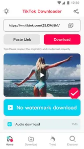 Video downloader for TT screenshot 1