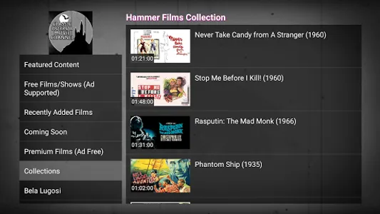 Classic Horror Movie Channel screenshot 22