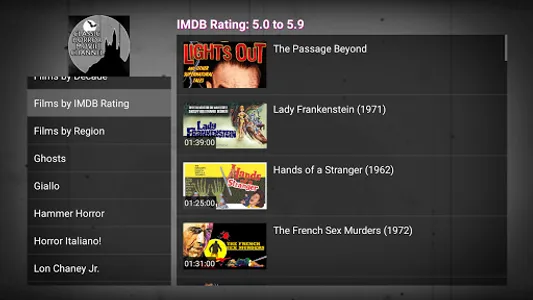 Classic Horror Movie Channel screenshot 26