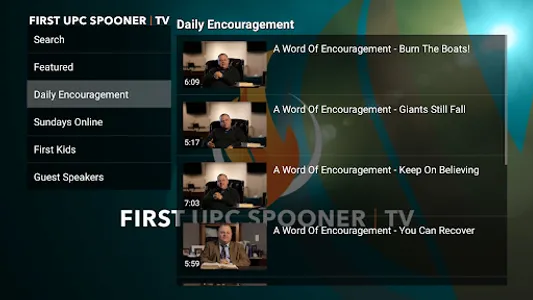 First UPC Spooner TV screenshot 6