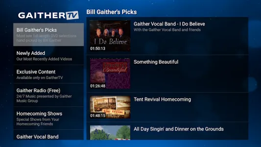 Gaither TV screenshot 3