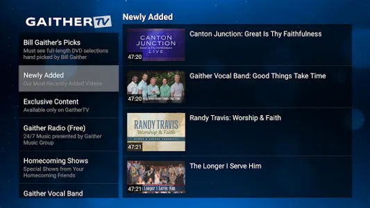 Gaither TV screenshot 4