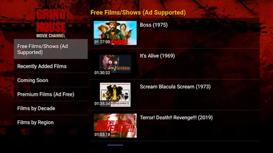 Grindhouse Movie Channel screenshot 9