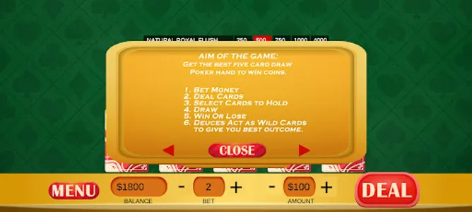 Deuces Wild - Video Poker screenshot 5