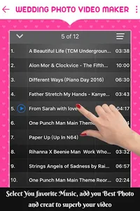 Wedding Photo Video Maker screenshot 1