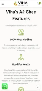 Viha Organics screenshot 1