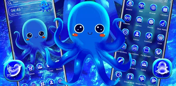 Cute Octopus Theme screenshot 6