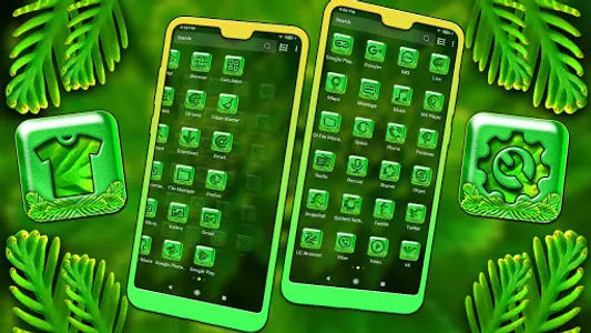 Green Leafed Plant Theme screenshot 1