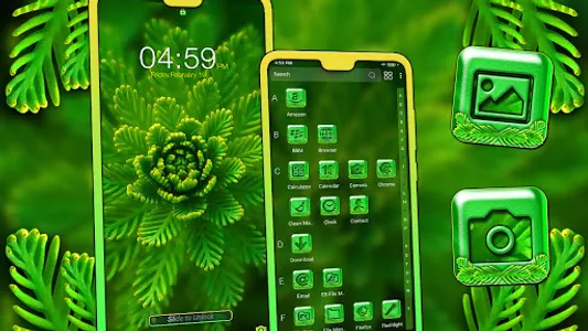 Green Leafed Plant Theme screenshot 2