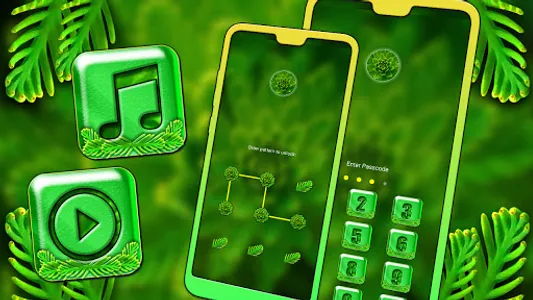 Green Leafed Plant Theme screenshot 3