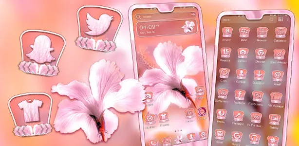 Hawaiian Hibiscus Flower Theme screenshot 5