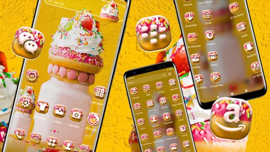 Ice Cream Yellow Theme screenshot 4