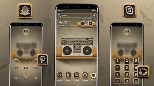 Radio Cassette Player Theme screenshot 1