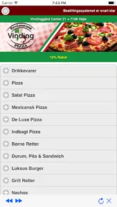 Vinding Restaurant & Pizza screenshot 0