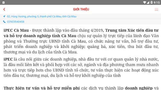 iPEC Cà Mau screenshot 3