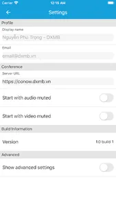 Conow Meeting screenshot 1