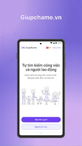 Công việc trên Giupchame screenshot 0