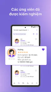 Công việc trên Giupchame screenshot 1