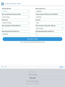 iCheDoBHXH - Tính mức đóng, mứ screenshot 20